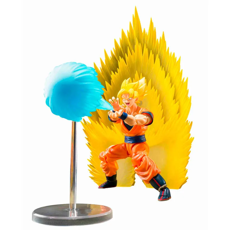 Dragon Ball S.H.Figuarts Teleport Kamehameha SSJ Goku nastavci 15cm - cover