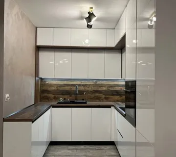 Kuhinja kutna bjela visoki sjaj - cover