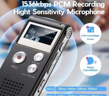 Mini DIKTAFON SENZOR ZVUKA ugrađena memorija 8GB + baterija - cover