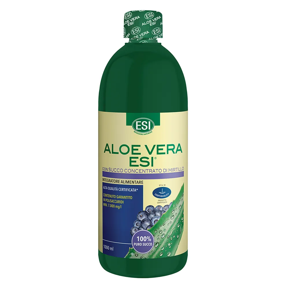 ALOE VERA ESI® SOK od lista prave aloje i plodova borovnice 1L - cover