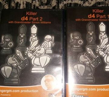 Simon Williams-Killer d4 (komplet od 2 šahovska dvd-a) - cover