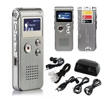 DIKTAFON senzor zvuka UGRAĐENA BATERIJA male dimenzije - cover