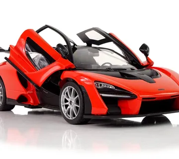 Auto na daljinsko upravljanje McLaren Senna Rastar 1:14 narančasti - cover