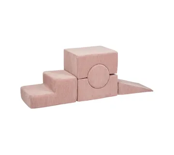 Estetski set oblika od 5 elemenata - puderasto ružičasta - cover