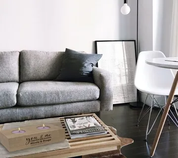 Drveni svijećnjak za lučice “YOU & ME” - cover