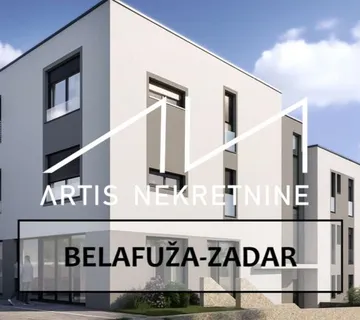 ZADAR - BELAFUŽA: TROSOBAN STAN, 2. KAT, GARAŽA - URBANA NOVOGRADNJA - cover