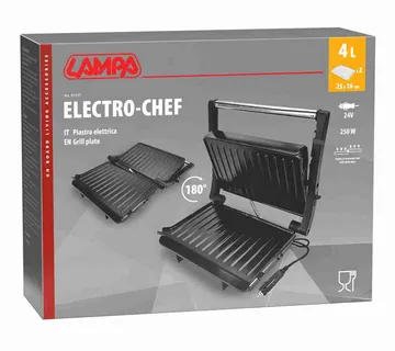 Electro-Chef, ploča za roštilj – 24V – 250W – 10A - cover