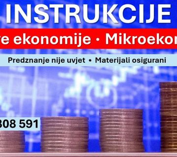 Instrukcije iz Osnova ekonomije i Mikroekonomije (EFZG, ZŠEM,Libertas) - cover