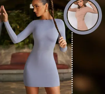 JENNER haljina dugih rukava - cover