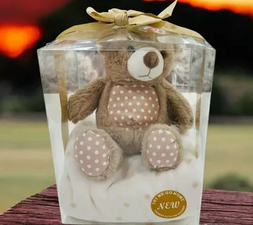 Poklon set Medo + mekana dekica 100x100 cm - cover