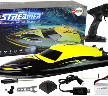 Motorboat R/C 2.4G Yellow 35 KM/H - cover