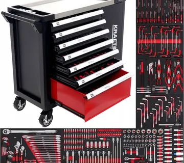 Kolica za radionicu sa 299 komada alata - cover