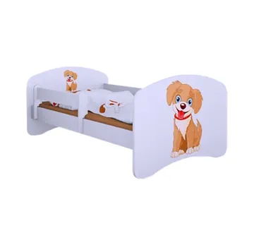 Drveni dječji krevet Happy psić bez ladice – 180*90 - cover