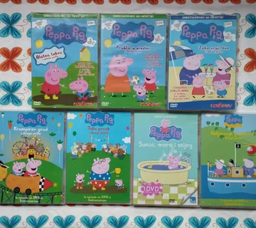 Peppa Pig  DVD - više naslova - cover