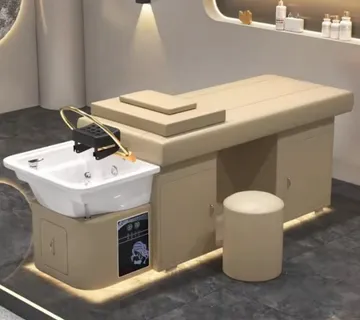 Japanska masažna fotelja stol HEAD SPA šamponjera + GRIJAČ ZA VODU - cover