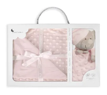 Dekica Mjehurići 80x110 s tješilicom roza - cover