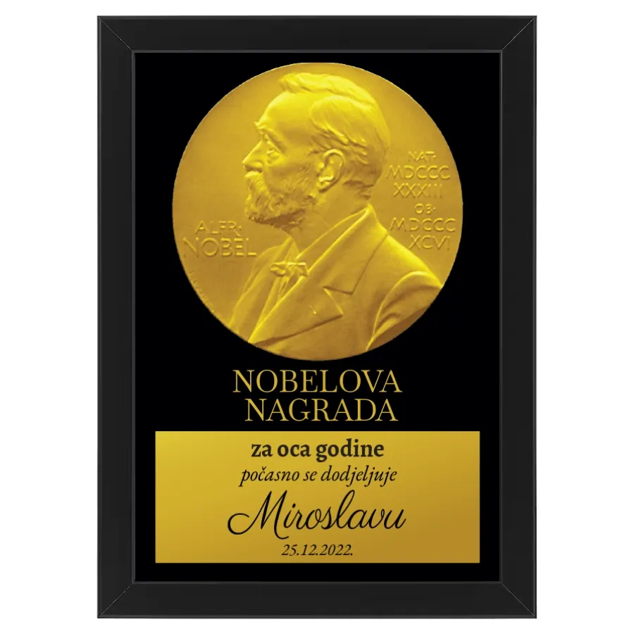 Nobelova nagrada za oca godine - cover