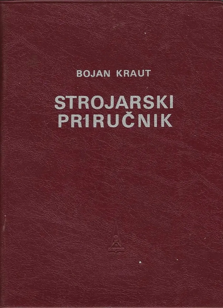 Bojan Kraut – Strojarski priručnik - cover