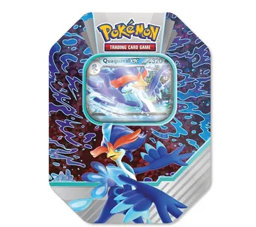 Pokémon TCG: Paldea Partners Tin – Quaquaval ex - cover