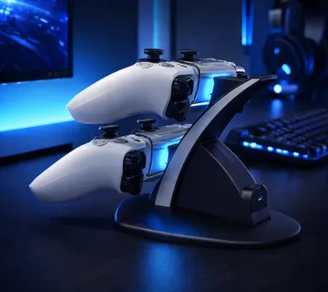 PS5 stalak za punjenje dva jojsticka Docking station - cover