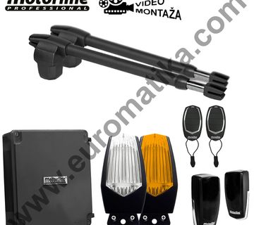 Motor za krilna dvorišna vrata MOTORLINE Lince(2,5-4,0m) VIDEO MONTAŽA - cover