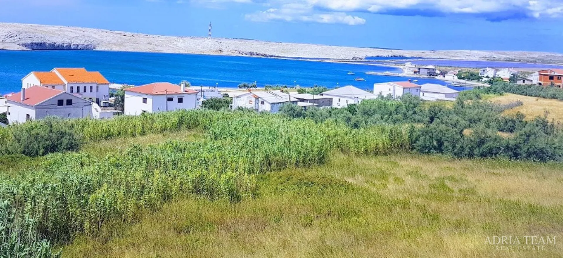GRAĐEVINSKA ZEMLJIŠTA, IZGRAĐENI DIO GRAĐEVINSKOG PODRUČJA - DINJIŠKA, PAG - cover