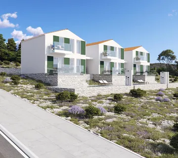 KUĆE S BAZENOM, 80 m OD MORA, NOVOGRADNJA - VLAŠIĆI, PAG - cover