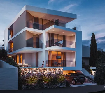 APARTMANI U VILI NA BREŽULJKU, POGLED NA MORE - ROGOZNICA - cover