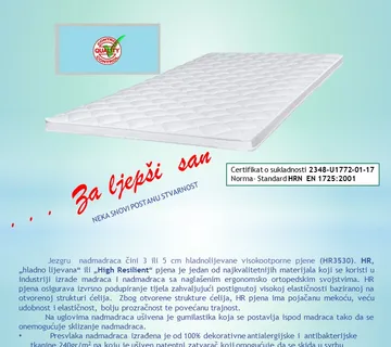 Nadmadrac 90×200/3 ”ELEGANT” - cover