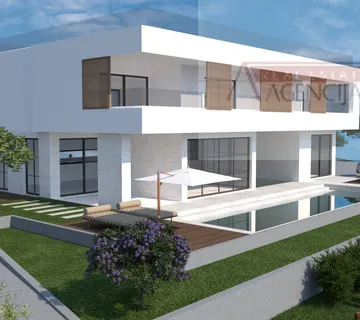 Solin Mravince moderna vila u izgradnji 521 m2 na parceli od 1473 m2 - cover