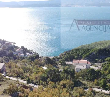 Omiš Lokva Rogoznica građevinsko zemljište 1473 m2 otvoren pogled - Lokva Rogoznica, Omiš