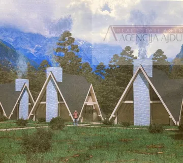 Lika planinska drvena kuća - hit ponuda - NOVO! - cover