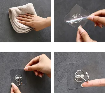 Prozirna ljepljiva kuka - cover