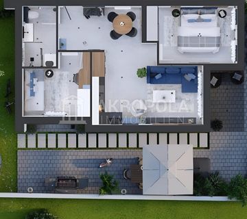 Istra, Pula stan sa vrtom, novogradnja prodaja. - cover