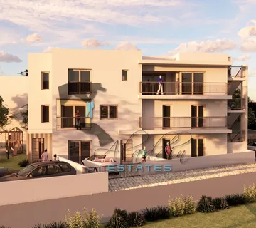 Seget Vranjica, raskošni trosobni stan u izgradnji, prizemlje, vrt, 110 m2 - Seget Vranjica, Seget