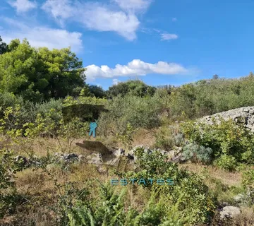Okrug Gornji, velika građevinska čestica maksimalne izgradivosti, pogled na more, 2016 m2 - Okrug Gornji, Okrug