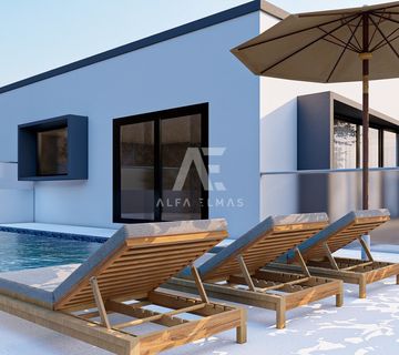 Luksuzna dvojna kuća s pogledom na more u okolici grada Krka - ID 571 - cover