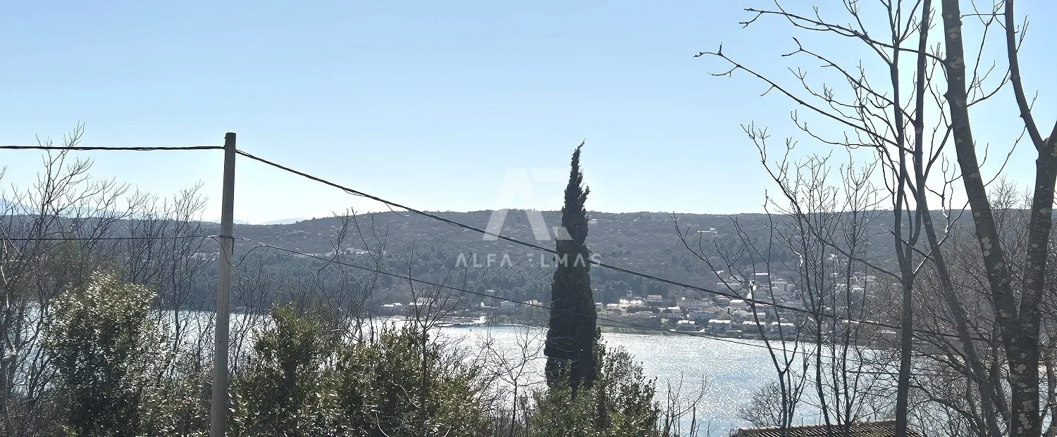 Dobrinj, Uvala Soline, građevinsko zemljište sa pogledom na more!  - cover