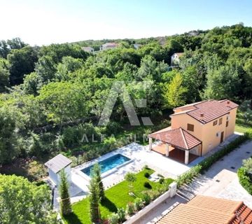 Dobrinj, okolica, samostojeća kuća s bazenom na mirnoj lokaciji!! ID 468 - cover
