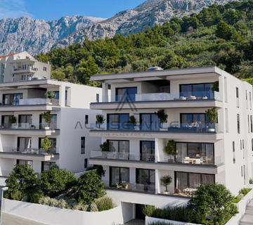 Makarska, Luksuzan peterosobni penthouse sa panoramskim pogledom, novogradnja 2025.  - cover