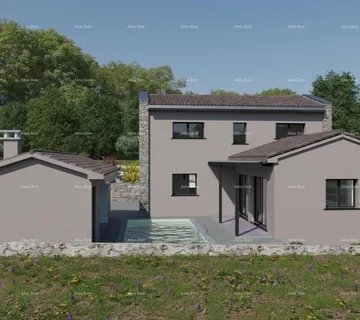 Kuća Vodnjan, okolica – moderna vila s bazenom u izgradnji - Marčana