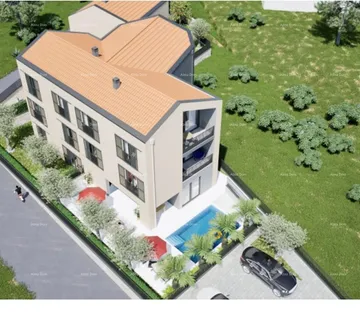 Građevinsko zemljište Muntrilj – građevinsko zemljište s projektom i dozvolom za 8 stanova