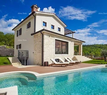 Kuća ISTRA, BLIZINA RABCA - Dizajnerska vila s bazenom - cover