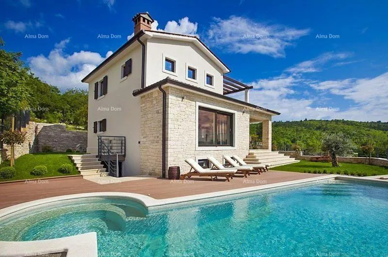 Kuća ISTRA, BLIZINA RABCA - Dizajnerska vila s bazenom - cover