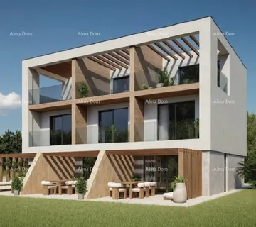 Stan Medulin, Moderni troetažni apartman s pogledom na more, tri zasebna apartmana.A2 - cover