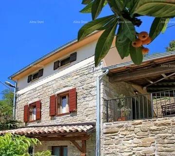 Kuća Kamena kuća sa bazenom i panoramskim pogledom. Blizina Livada. - Motovun
