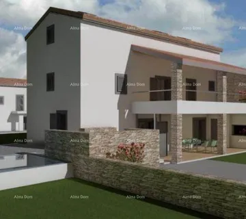 Kuća Kamena kuća za renovaciju s projektom, Kanfanar!