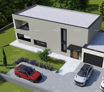 Građevinsko zemljište Građevinsko zemljište s idejnim projektom – Poreč, Žbandaj, 963 m² - cover
