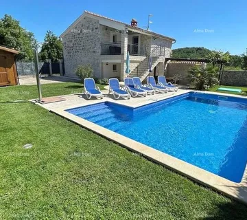 Kuća Moderna, rustikalna kamena vila s bazenom, Poreč!