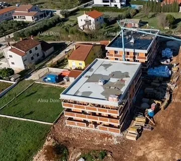 Stan Prodaja stanova u novom projektu, Pula! B2 Šikići periferija grada. 8 km do centra Medulina.